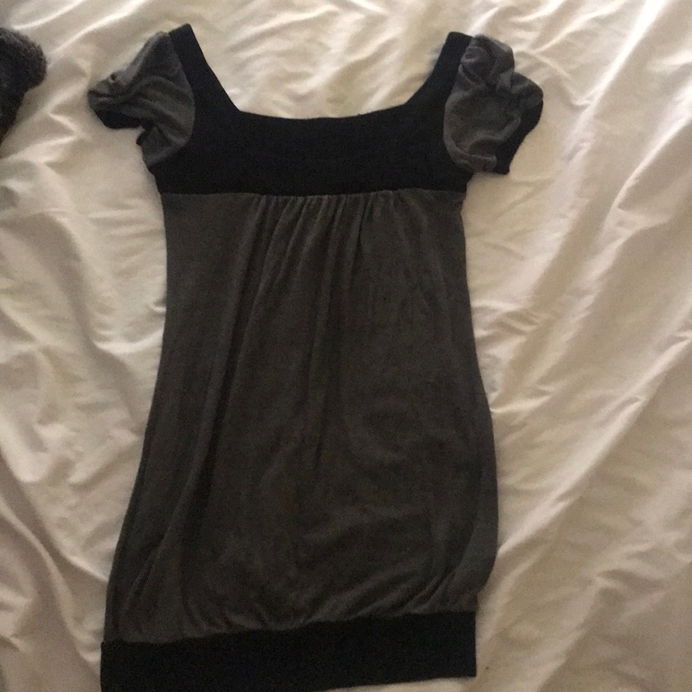Black and grey dress